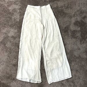 Wide Leg Crepe Pants